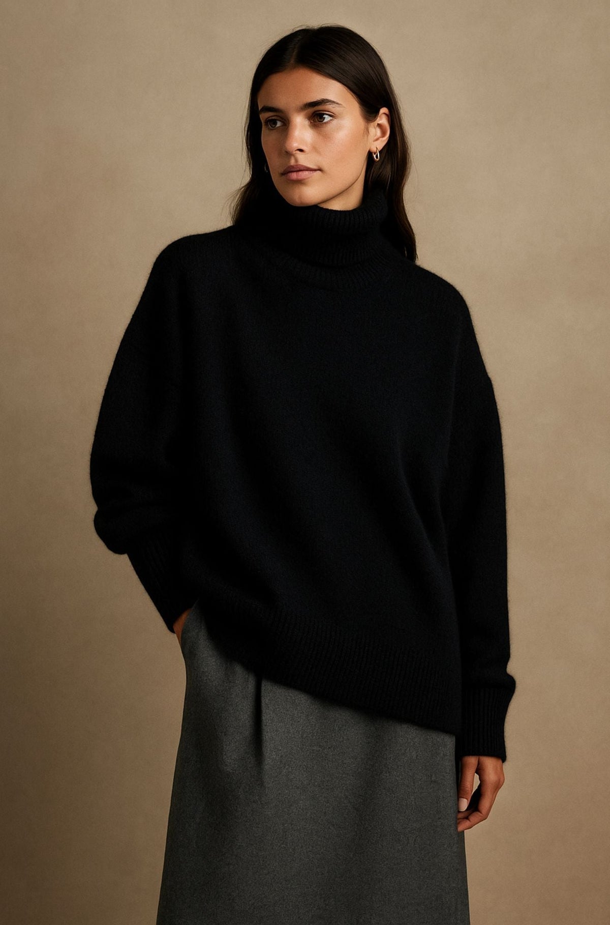 Pull classique Juliette en maille douce, vue 1