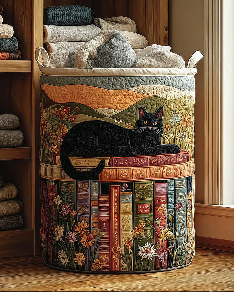 Panier de rangement matelassé Chat Douillet