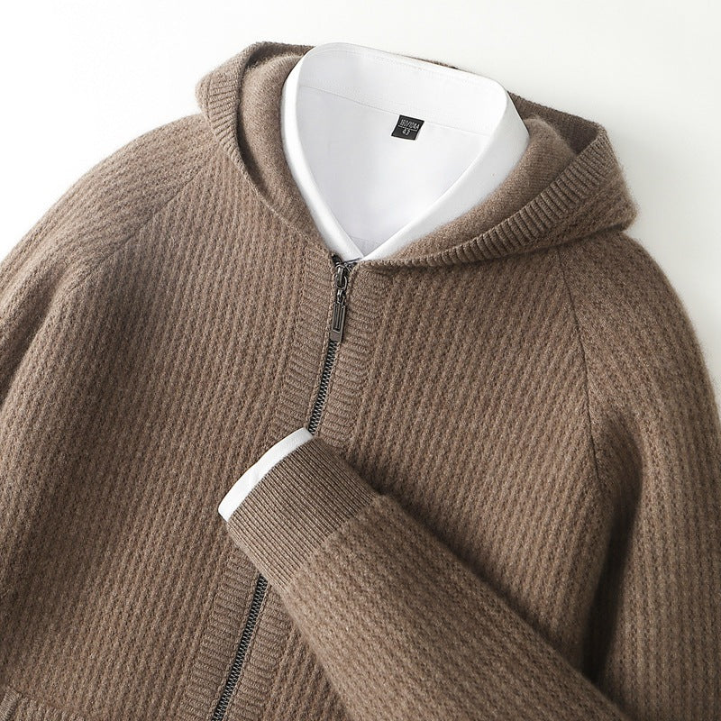 Pull à capuche Manon en cachemire, vue 8