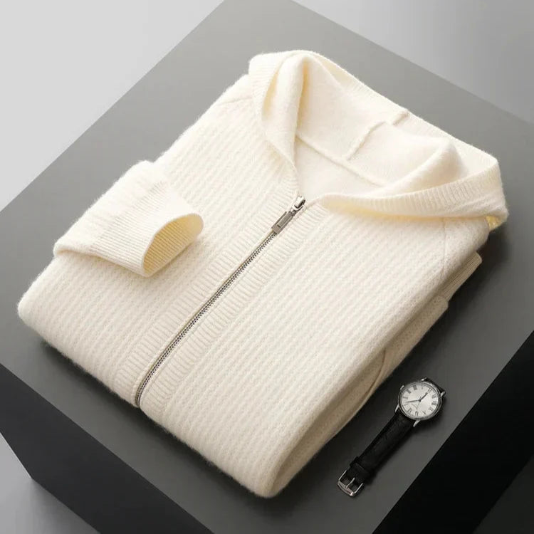 Pull à capuche Manon en cachemire, vue 12