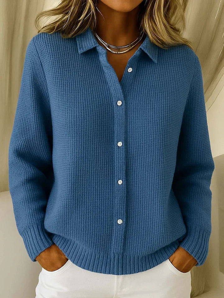 Cardigan long Flore en coton doux à boutons, vue 4