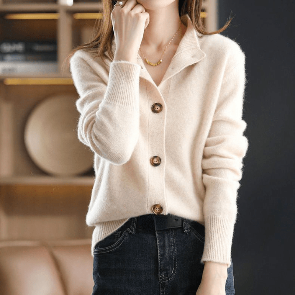 Gilet chaud Annie en maille douce, vue 1