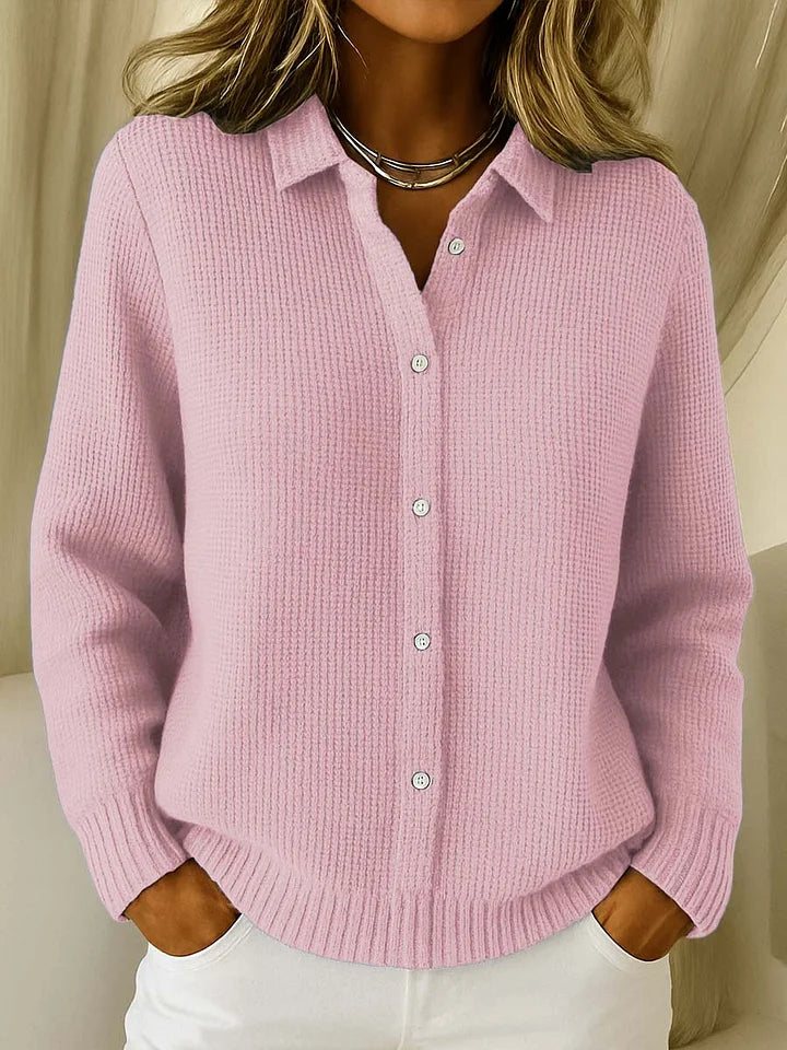 Cardigan long Flore en coton doux à boutons, vue 2