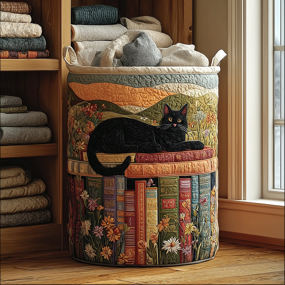 Panier de rangement matelassé Chat Douillet