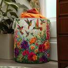 Panier de rangement matelassé Oiseaux et Fleurs