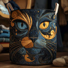 Panier de rangement matelassé Chat Mystérieux