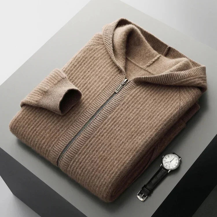 Pull à capuche Manon en cachemire, vue 1