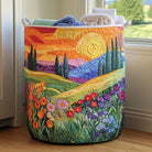 Panier de rangement matelassé Panier Printanier