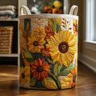 Panier de rangement matelassé Rêve de Tournesols