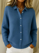 Cardigan long Flore en coton doux à boutons, vue 4