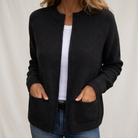 Gilet Colette en maille, coloris noir