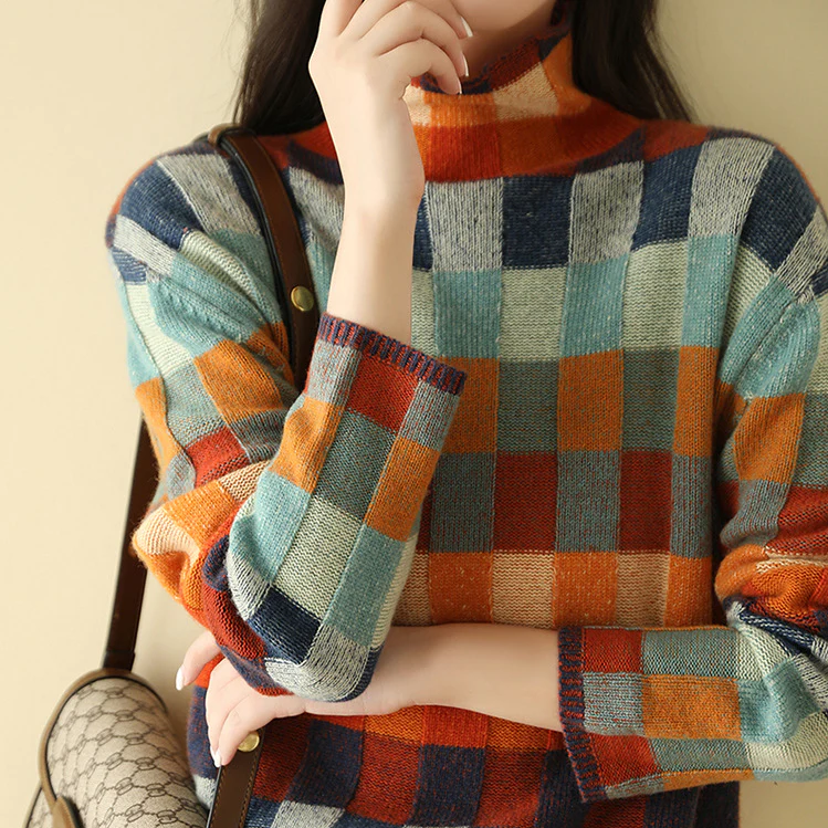 Pull col roulé Élise doux et léger, vue 2