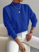 Pull col roulé Yvonne en maille douce, vue 7